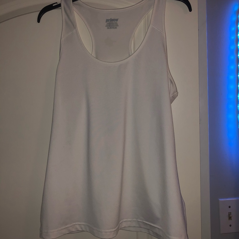 White work out shirt